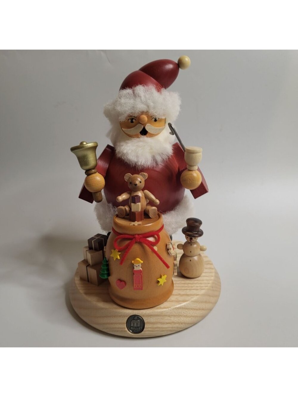 Muller Santa Wood Incense Smoker Christmas - Made in Germany